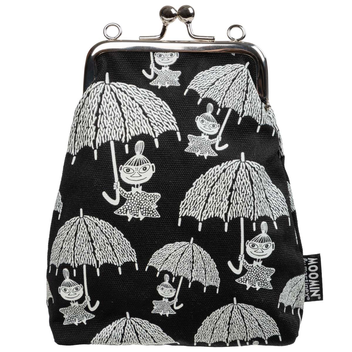Little My Umbrella Shoulder Bag – Black & White - 2