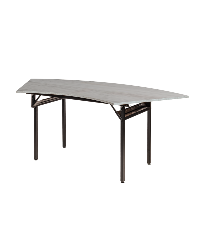 Fällbara bankettbord L 190 x 80 cm som formar vågor eller cirklar H-500-bord med 18mm dubbelsidigt laminerad schweizisk krono-skiva  - 13
