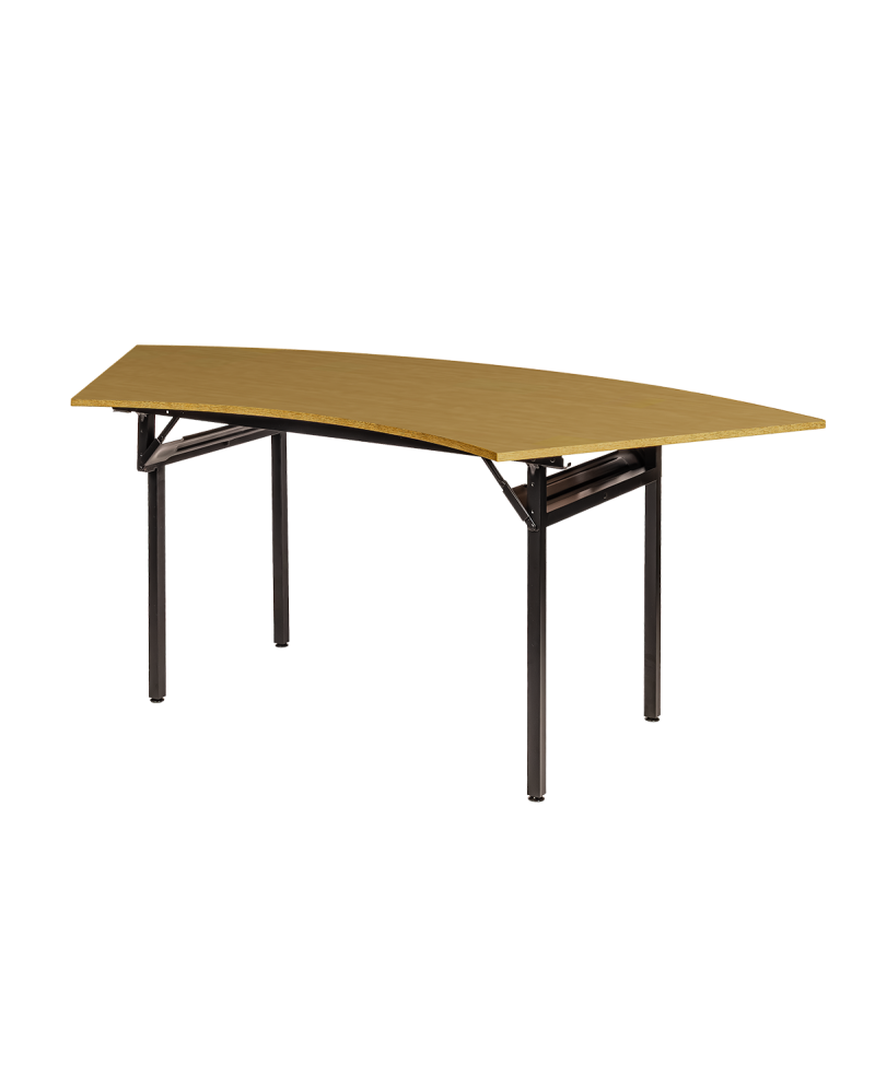 Fällbara bankettbord L 190 x 80 cm som formar vågor eller cirklar H-500-bord med 18mm dubbelsidigt laminerad schweizisk krono-skiva  - 5