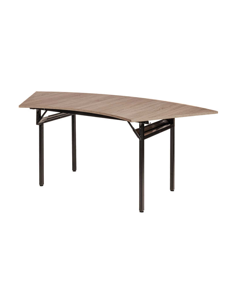 Fällbara bankettbord L 190 x 80 cm som formar vågor eller cirklar H-500-bord med 18mm dubbelsidigt laminerad schweizisk krono-skiva  - 7