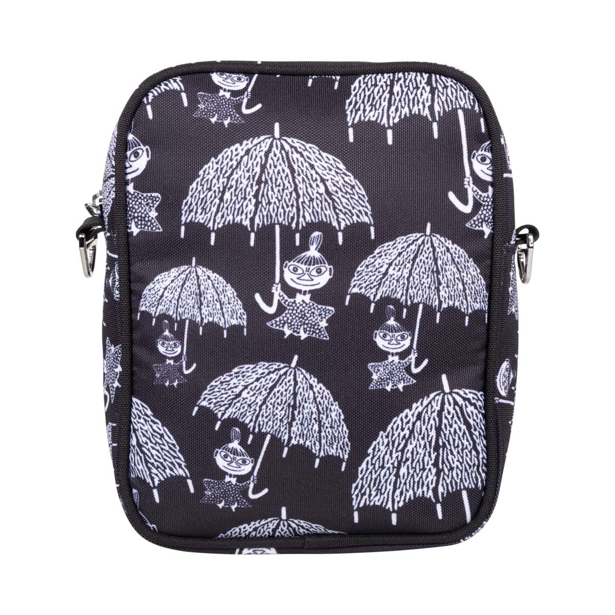 Moomin Little My Umbrella Crossbody Bag – Black & White - 7