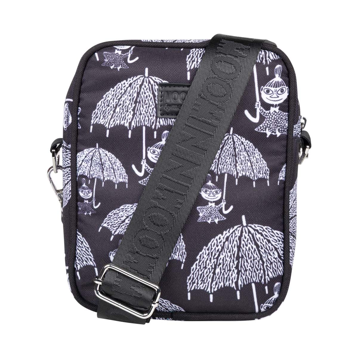 Moomin Little My Umbrella Crossbody Bag – Black & White - 5