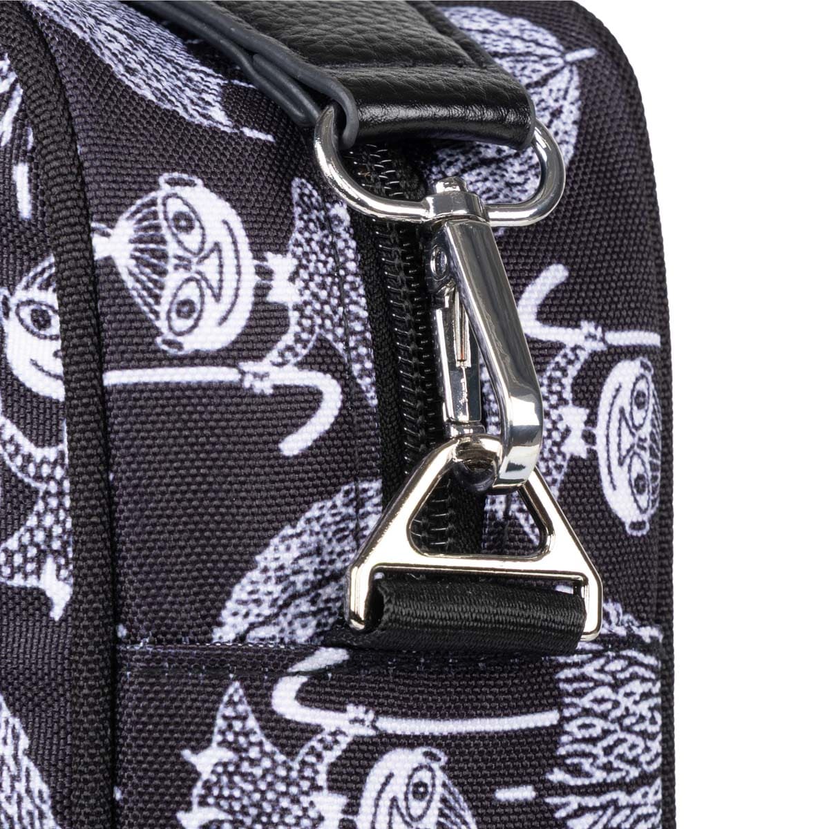 Moomin Little My Umbrella Crossbody Bag – Black & White - 6