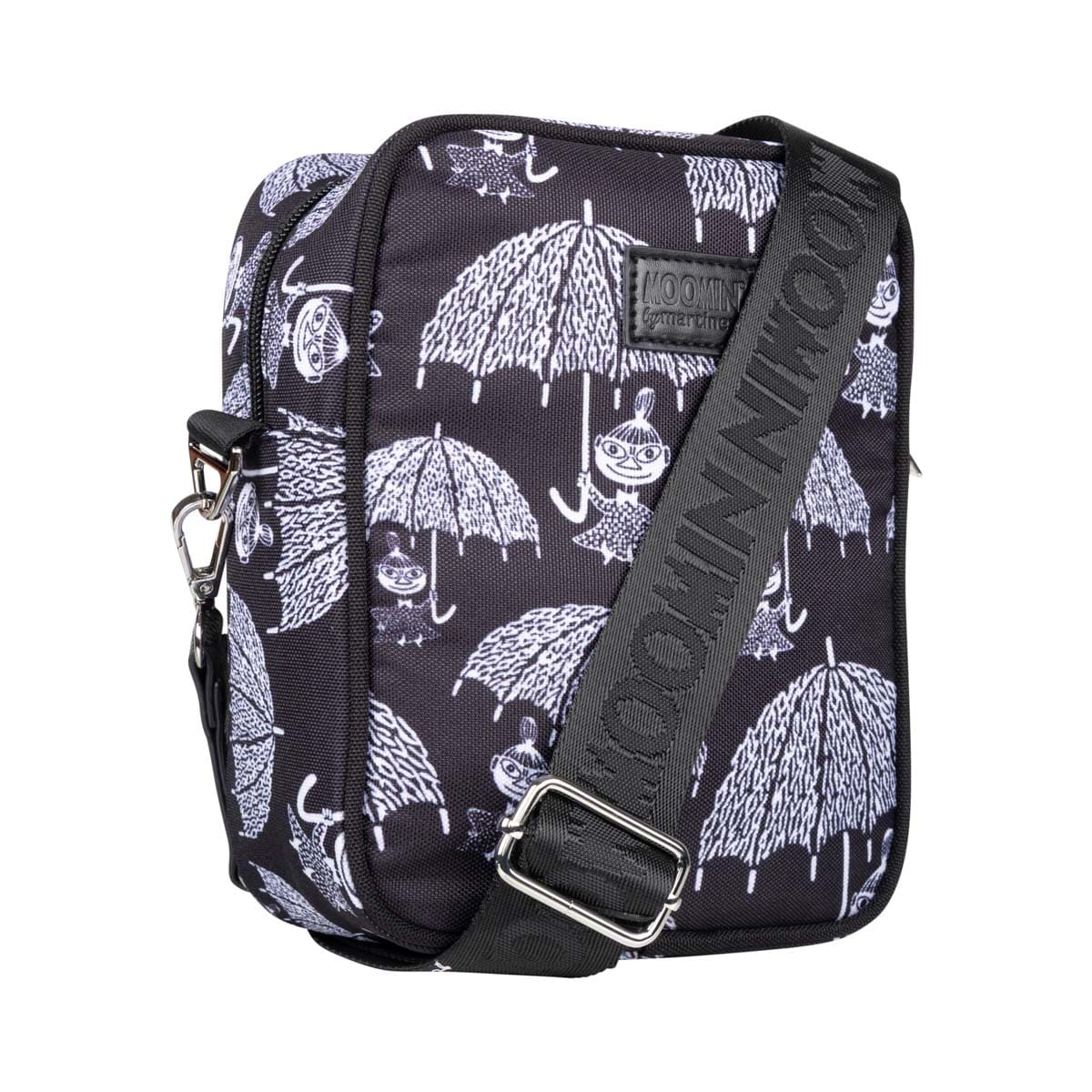 Moomin Little My Umbrella Crossbody Bag – Black & White