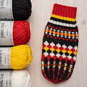 Knitting bundle mitten  Umeälven