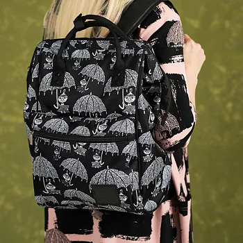 Moomin Little My Umbrella Backpack 15L – Black & White