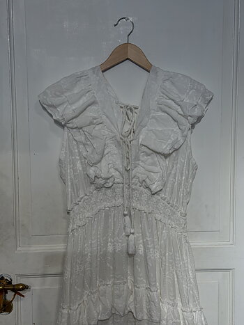Pina Maxi Embroidery White