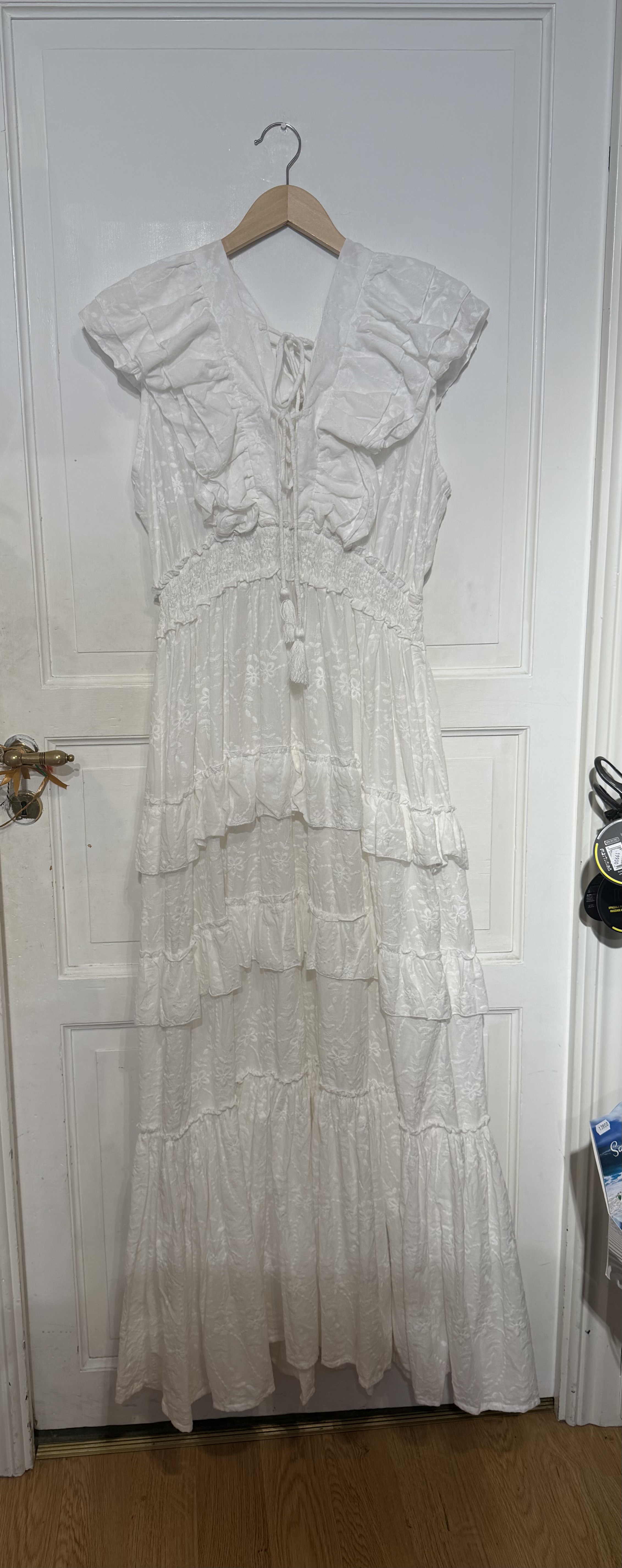 Pina Maxi Embroidery White