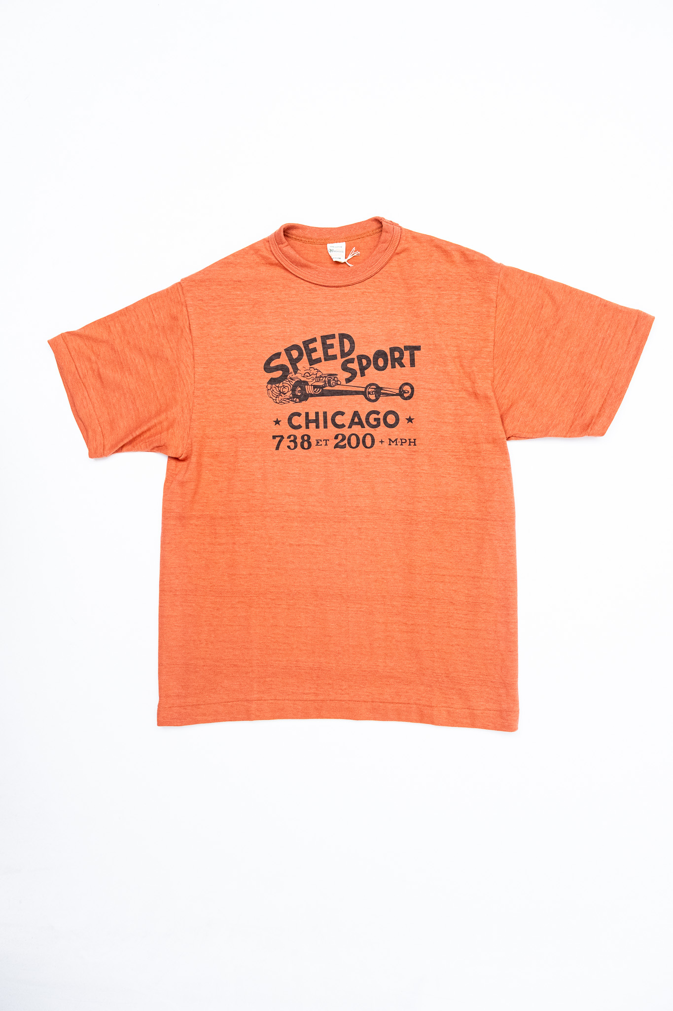 Warehouse & Co - Lot 4601 T-Shirt ”Speed Sport” Salmon - 2
