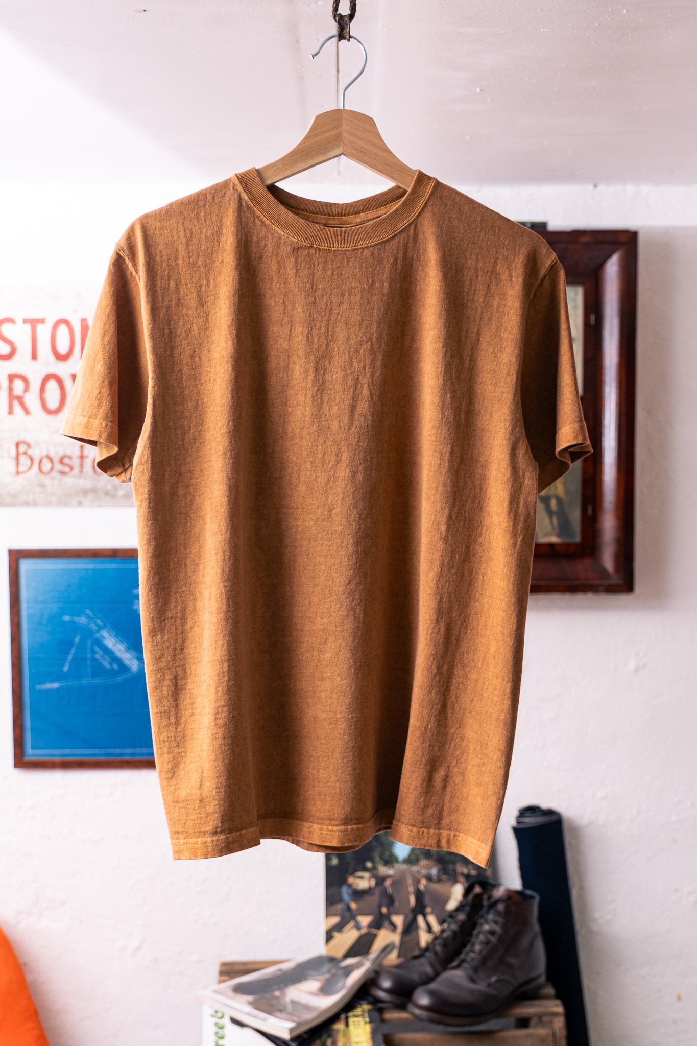 Good On - S/S Crewneck Tee Pigment Mocha