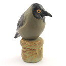 Gunnar Hansson (1960s) Crow Bird on a Tree Stump 19 cm