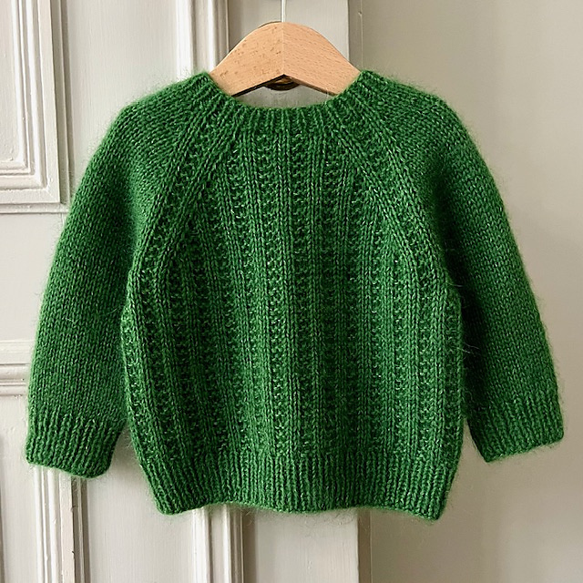 Indiblomst Adamstuen Sweater (nyfödd-12 år) (21 m st 4)