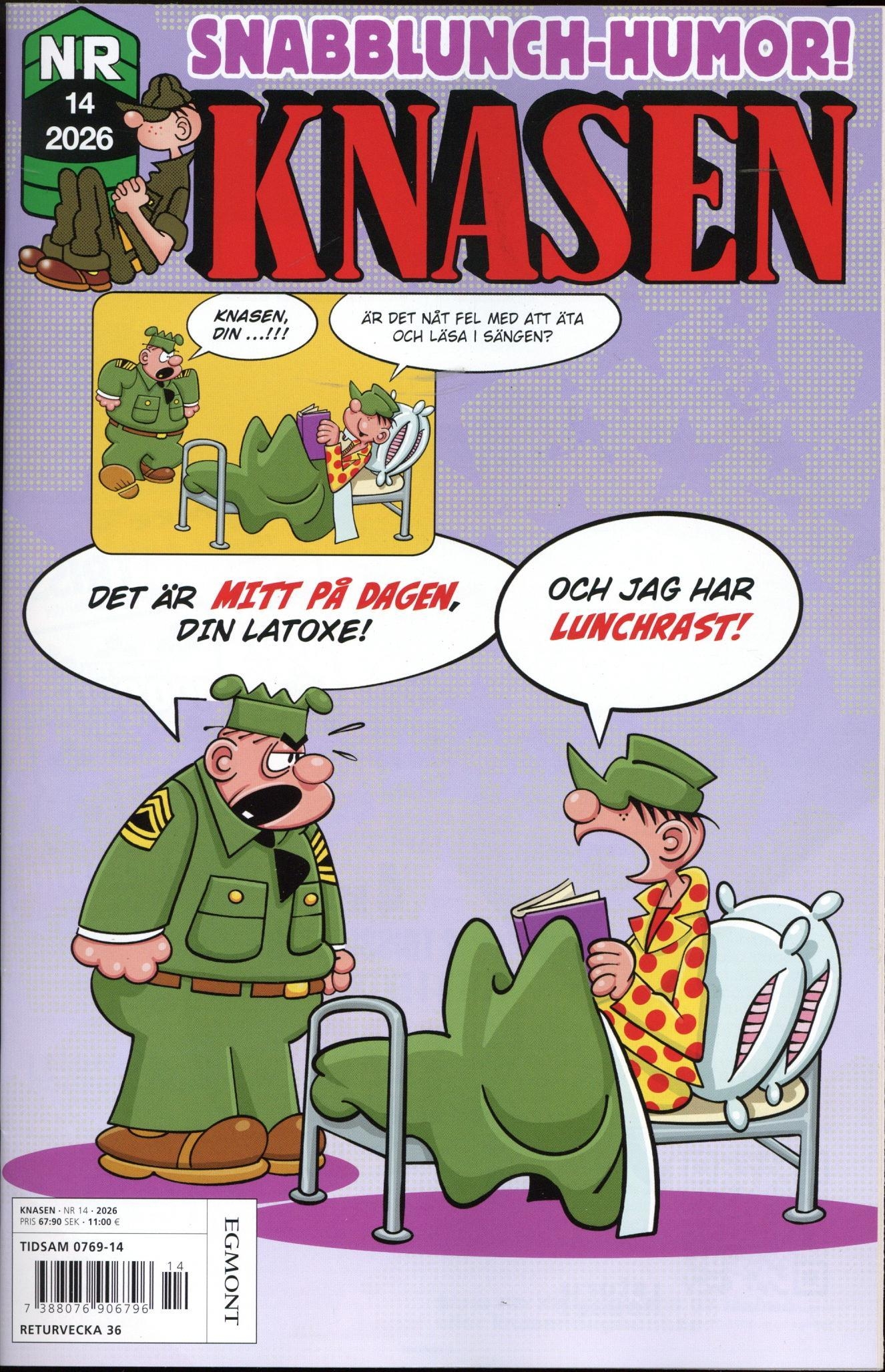 Knasen nr 14 2026, Snabblunch-humor!