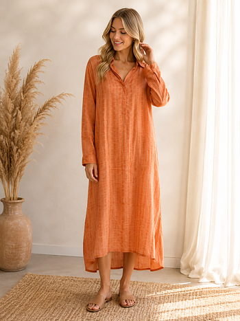 Ginger Dress m Krage