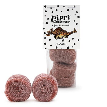 Pippis Röda remmar 100 g