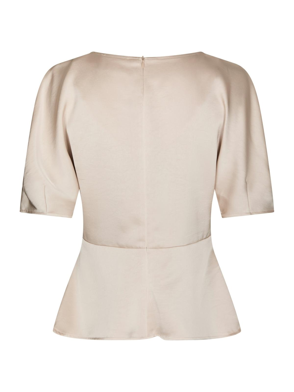 Neo Noir Josine Heavy Sateen Blouse,  Champagne - 2