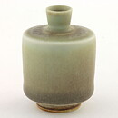 Berndt Friberg (1965) Unique Green Haresfur Vase 4,5 cm
