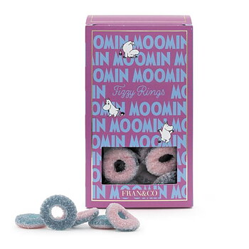 Moomin Fizzy Rings 140 g