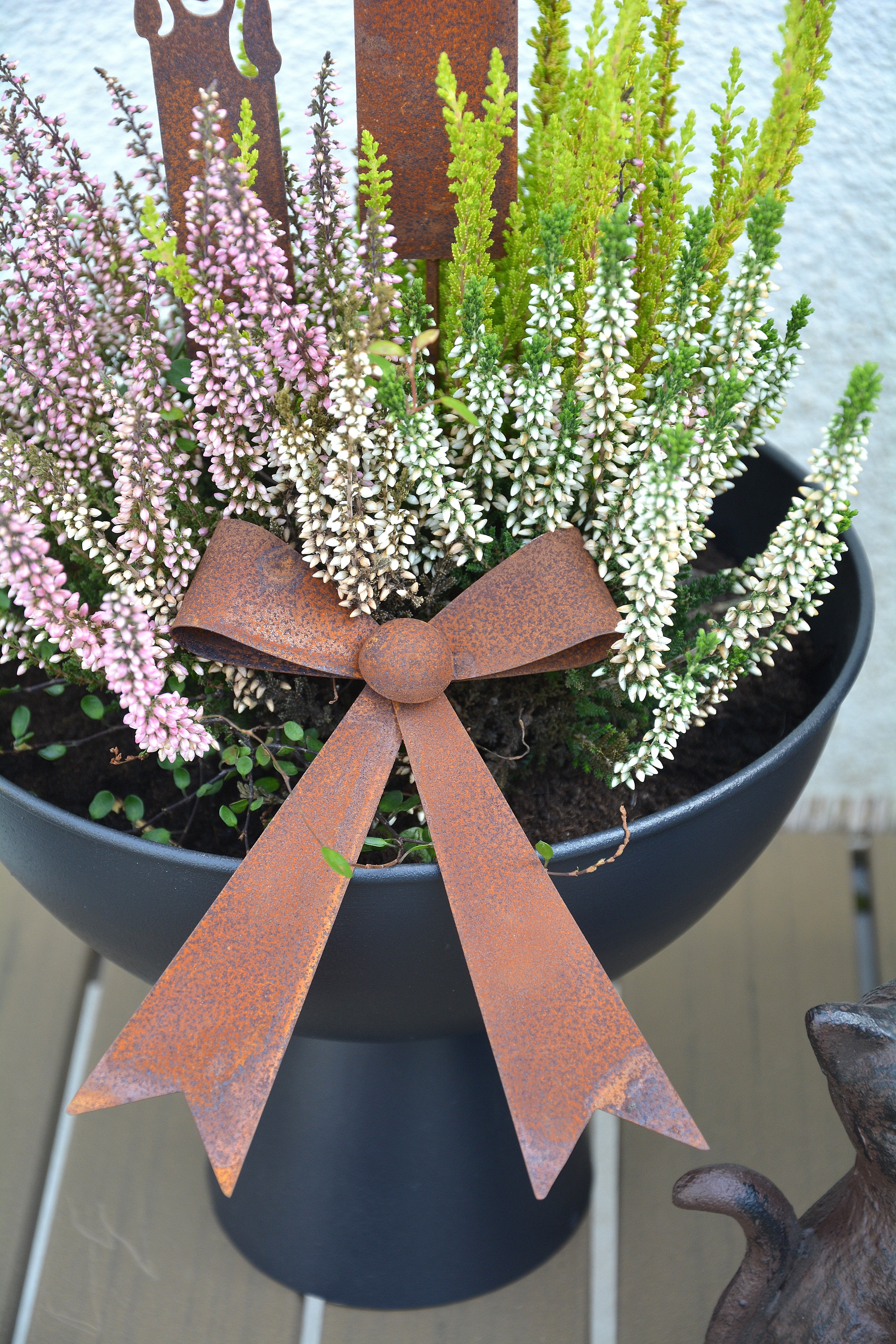 Rostigt rosett 15 cm