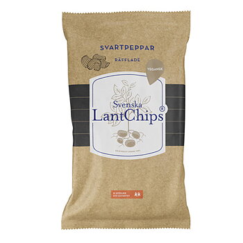 Lantchips Svartpeppar 200g 10st