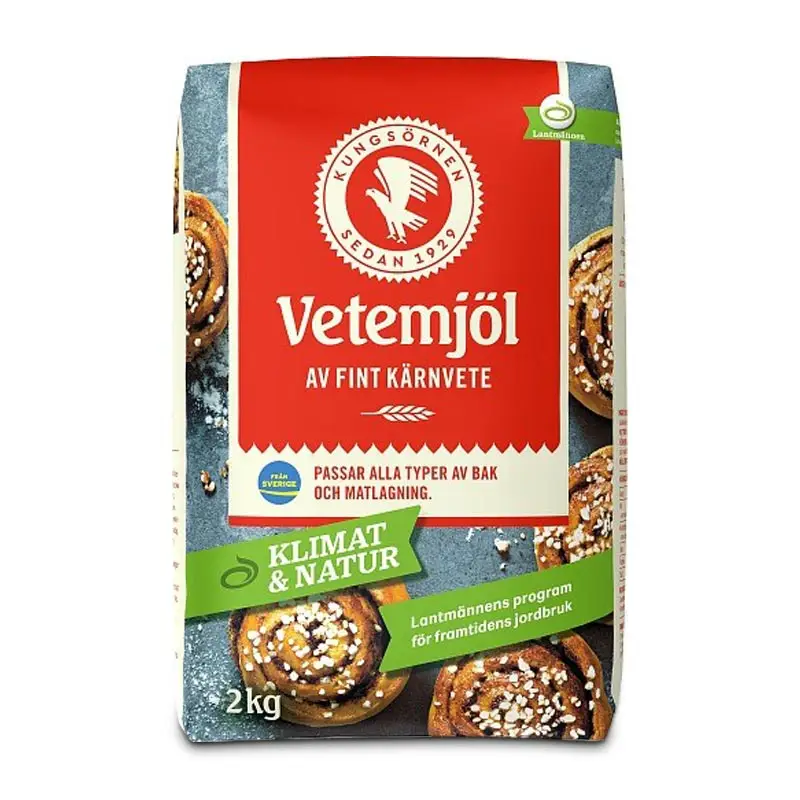 Kungsörnen Kärnvetemjöl 2kg 6kpl
