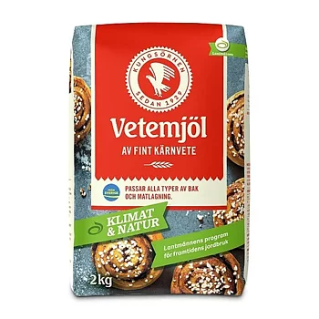 Kungsörnen Kärnvetemjöl 2kg 6st