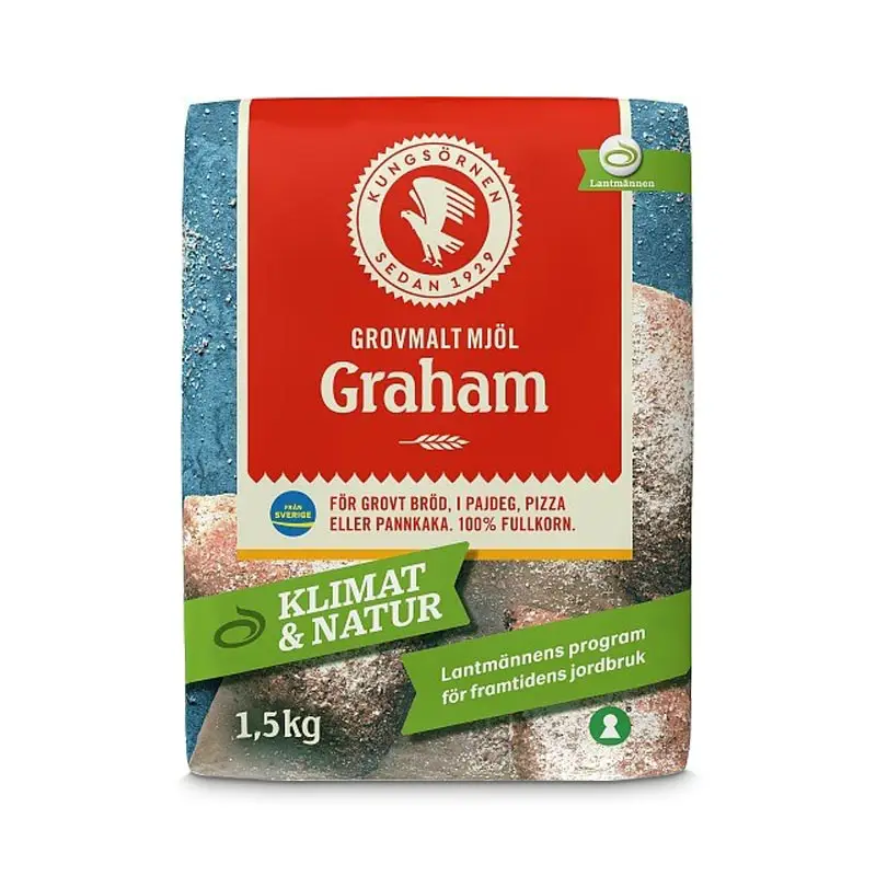 Kungsörnen Grahamsmjöl 1,5kg 6st