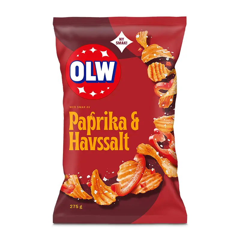 OLW Paprika & Havssalt 275g 18st