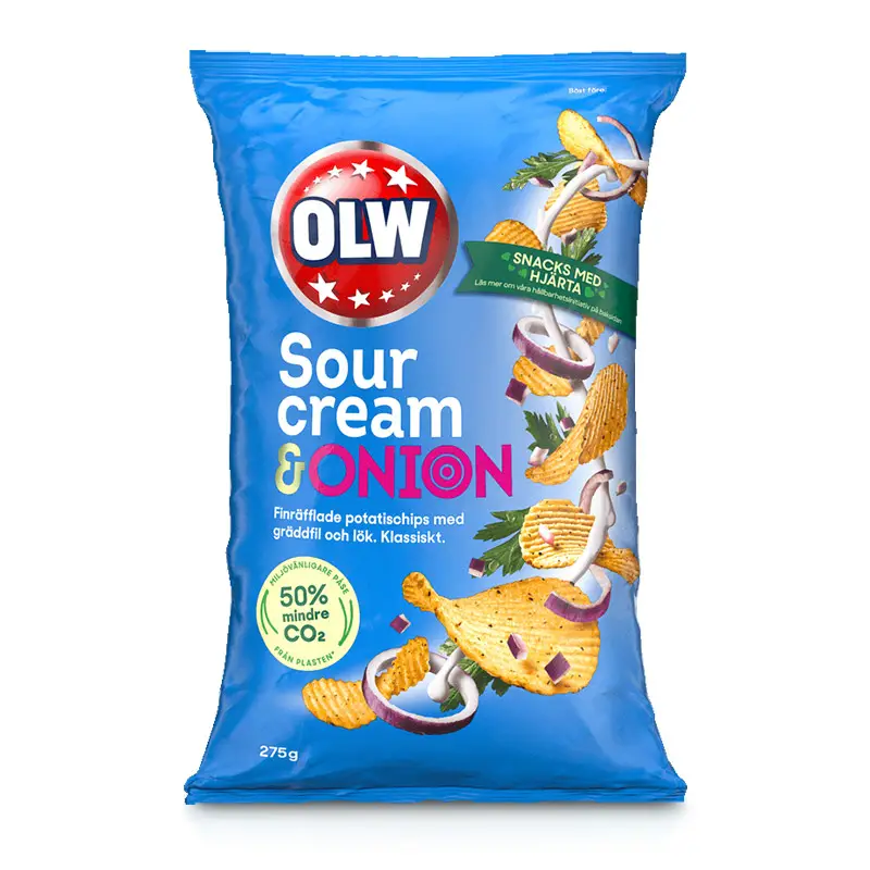 OLW  Sour Cream & Onion  275g 18st  