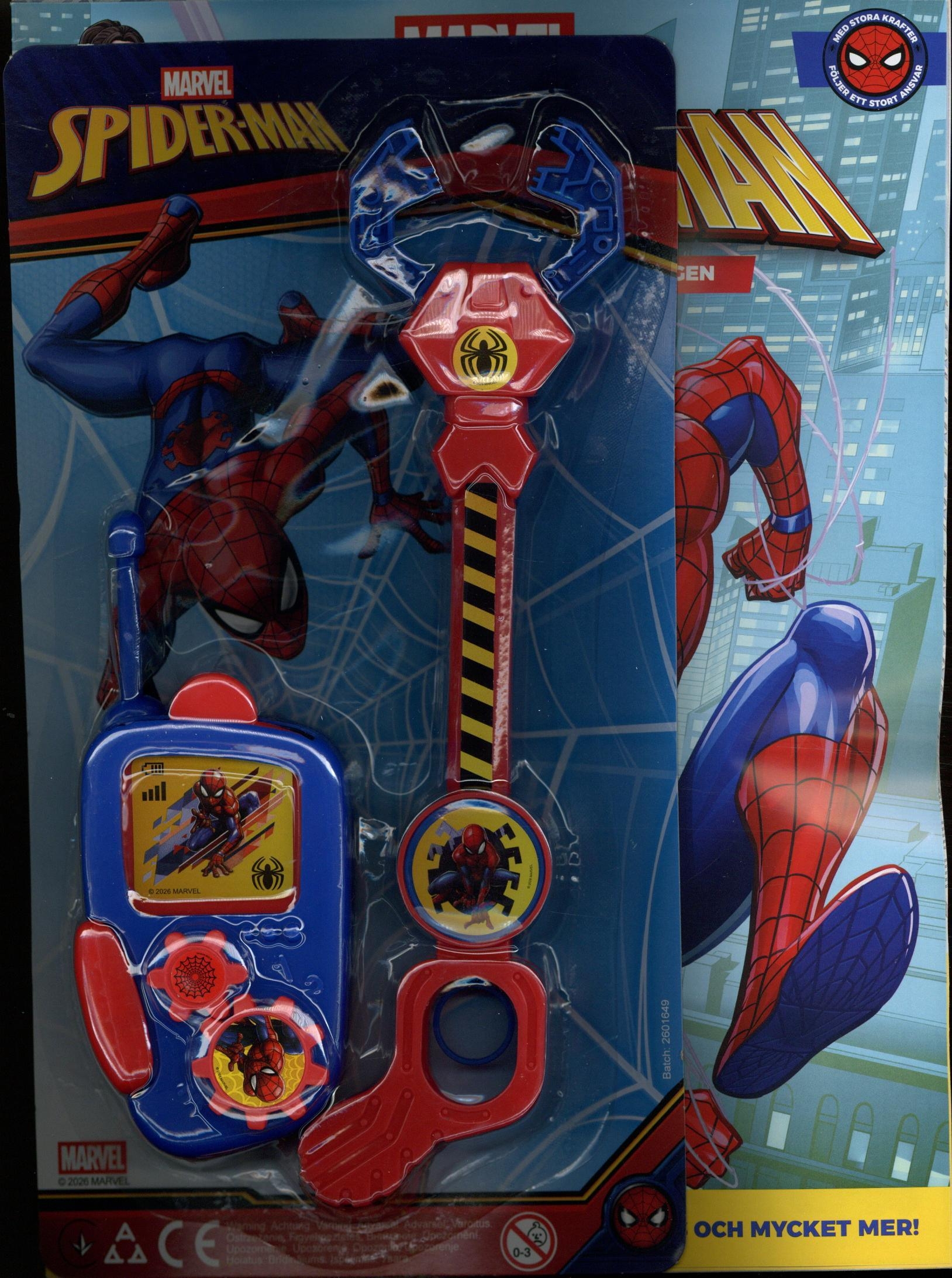 Kids Trend nr 5 2026, Spider-Man med komradio och grabber