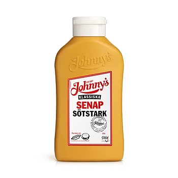 Johnny's Sötstark Senap 500g 10st