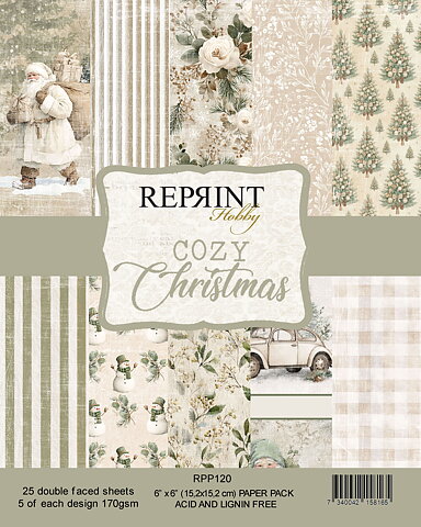 Paperpack Reprint - Cozy Christmas  Collection -  6x6
