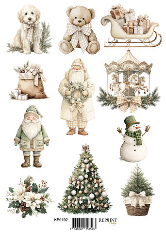 Papper Klippark -  Cozy Christmas  -  A4