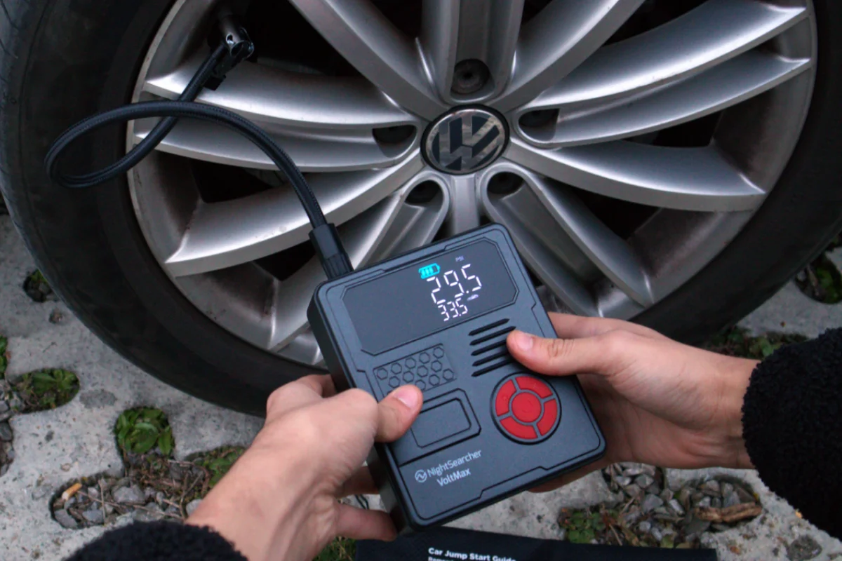 NightSearcher VoltMax Jump Starter+ AirPump - 2