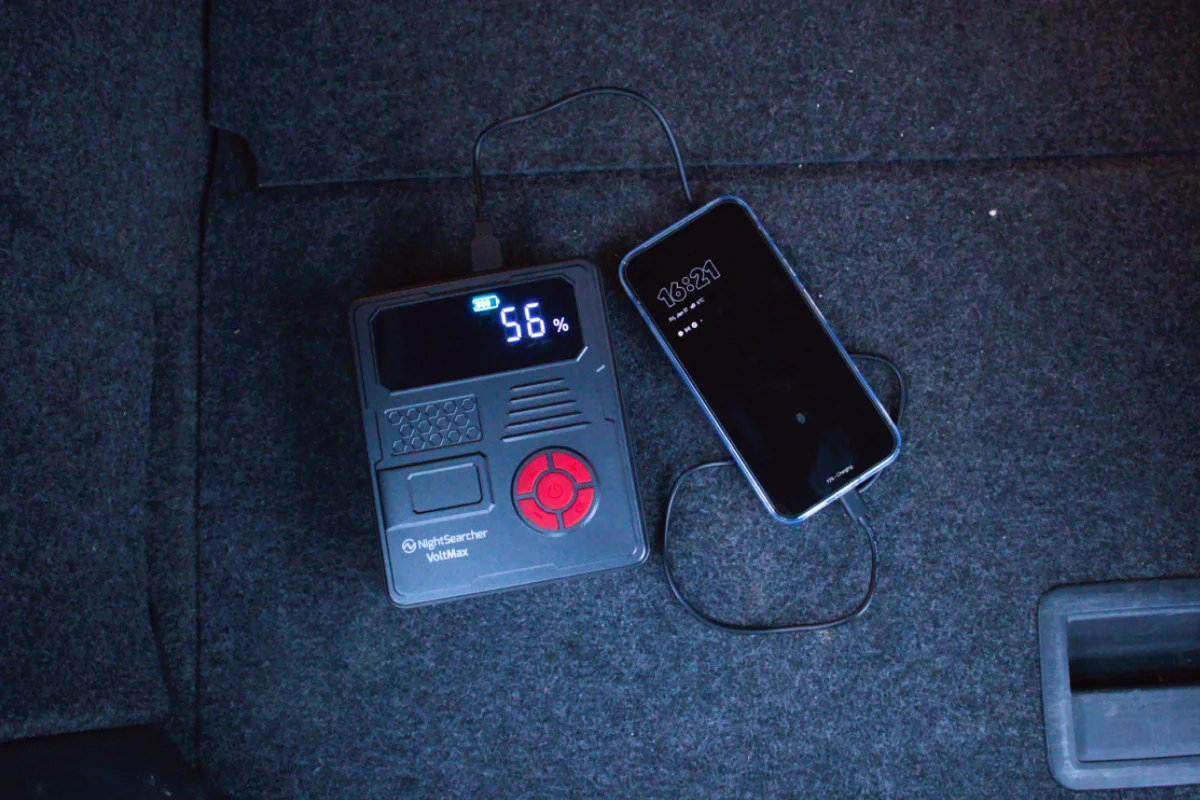NightSearcher VoltMax Jump Starter+ AirPump - 13
