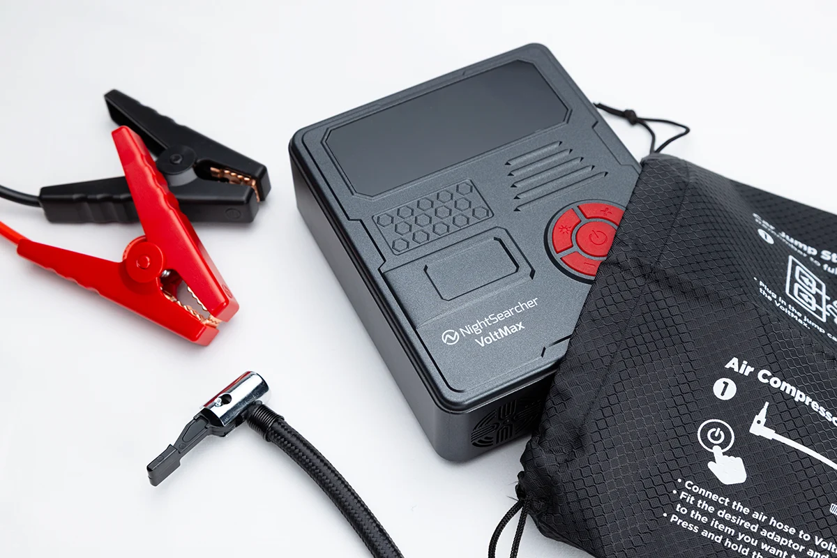 NightSearcher VoltMax Jump Starter+ AirPump - 6
