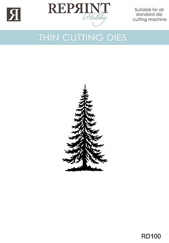 Dies Reprint - Cozy Christmas  Liten Gran  