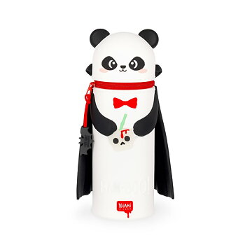 Penalhus af silikone, Kawaii, Panda "Bam-Boo", DETTE PRODUKT HAR PLANLAGT LEVERING I BEGYNDELSEN AF OKTOBER 2026