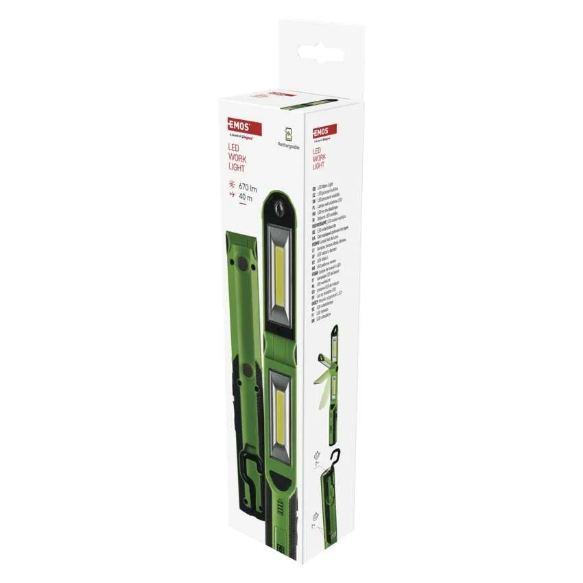 Emos Arbetslampa Vikbar 670LM - 15