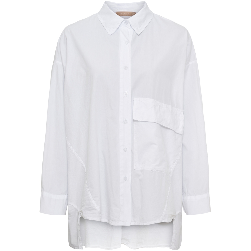 Lissa oversized shirt - white