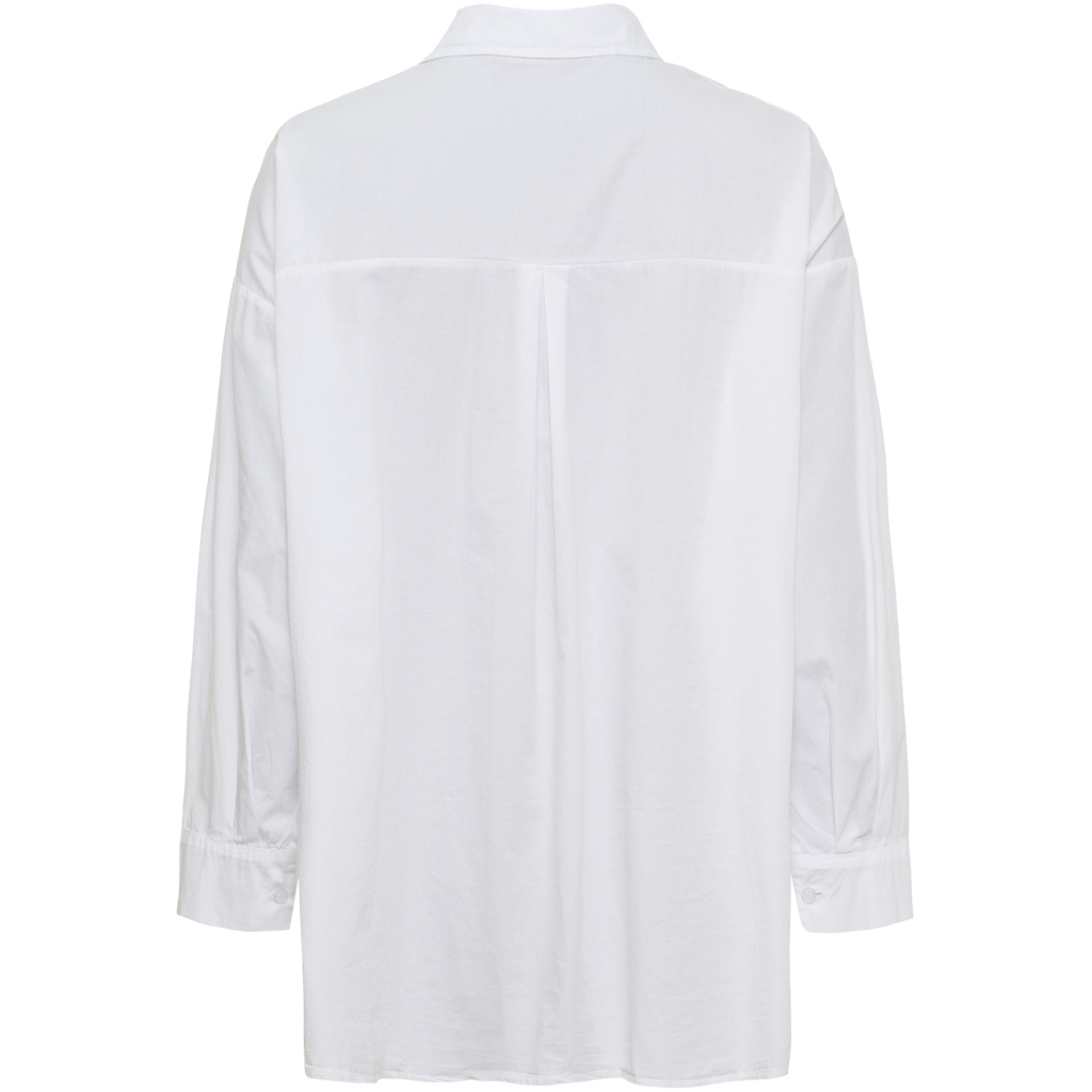 Lissa oversized shirt - white - 5
