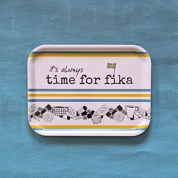 bricka ALWAYS FIKA 20x27 cm