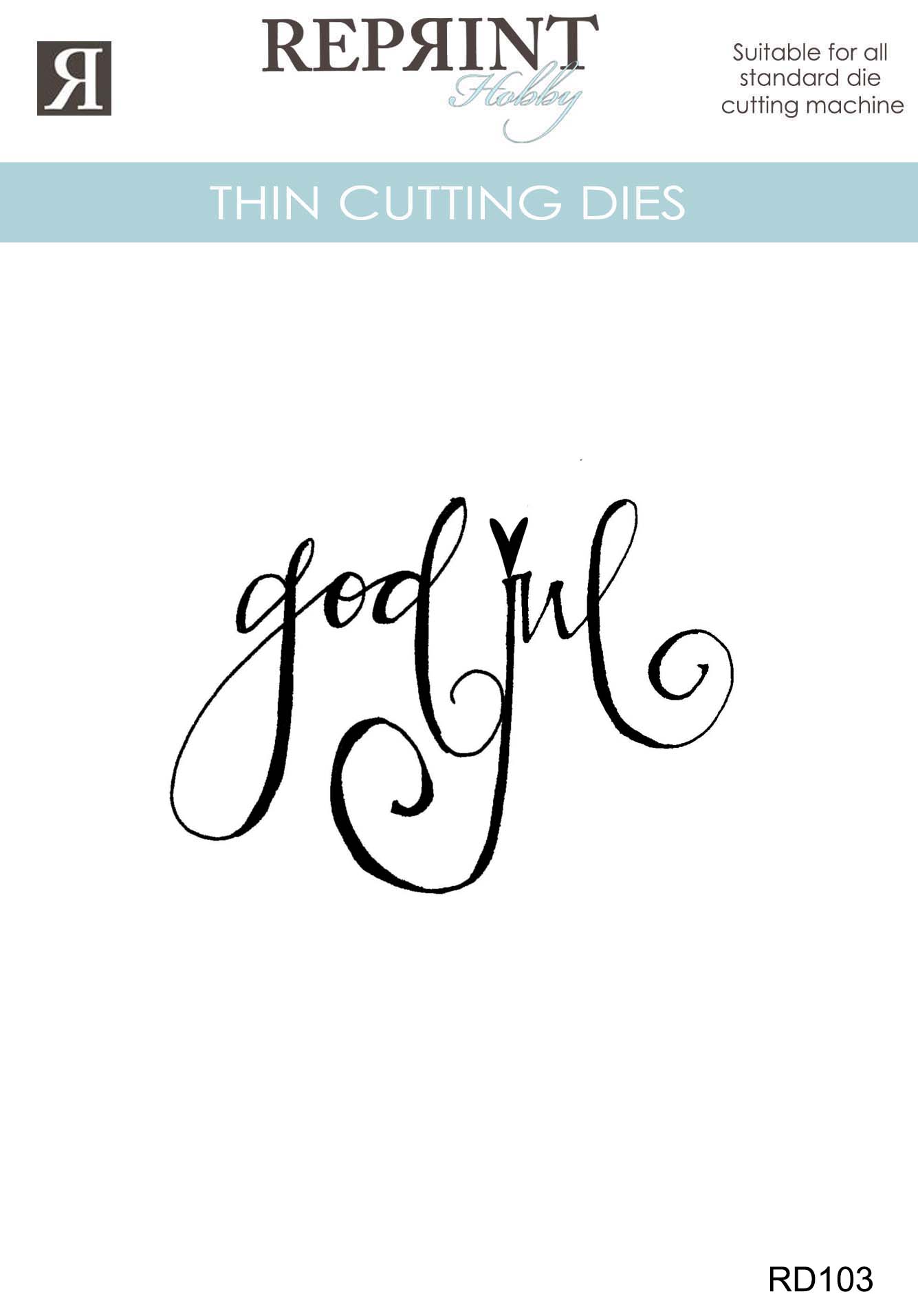 Dies Reprint - Cozy Christmas    God Jul