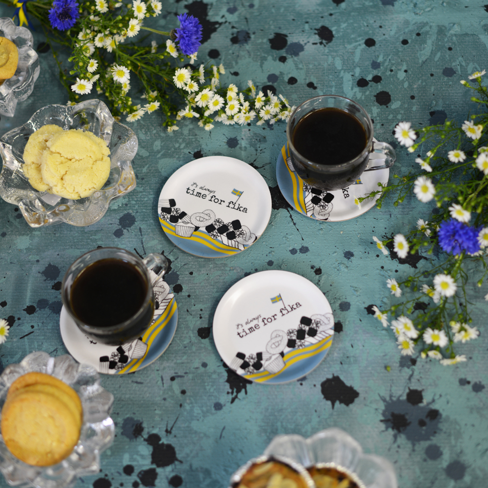 coaster/mini tray ALWAYS FIKA  11 cm - 3