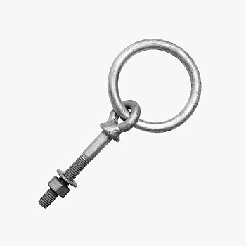 BÅTRING/ÖGLEBULT RING MED BULT OCH MUTTER 8MM