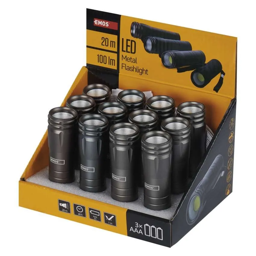 Emos Ficklampa 100LM 3AAA - 2
