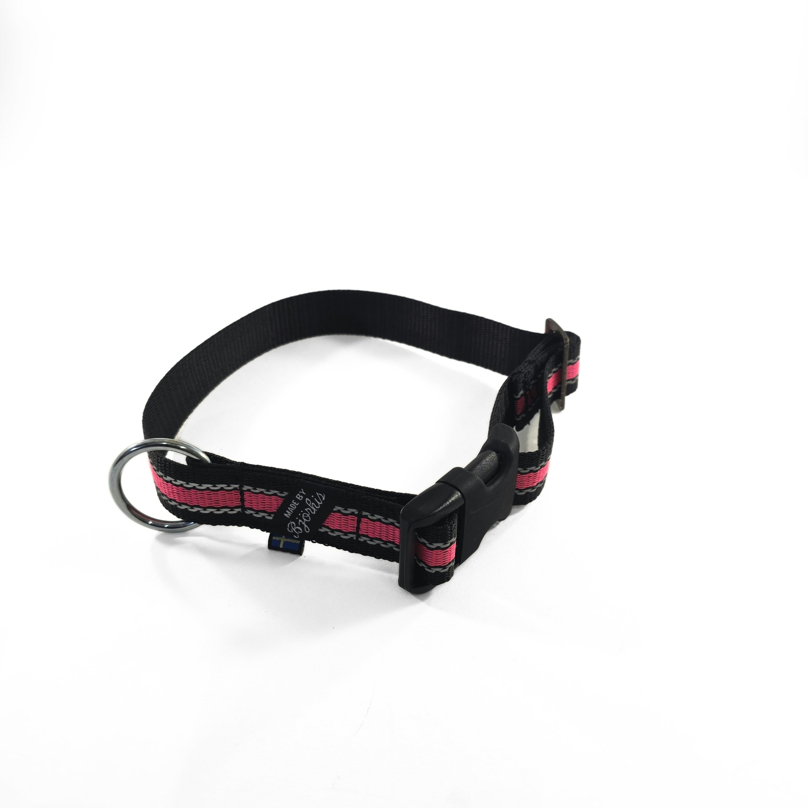 HALSBAND, fast reglerbar med Reflex och knäppe spänne, 25mm band - 5