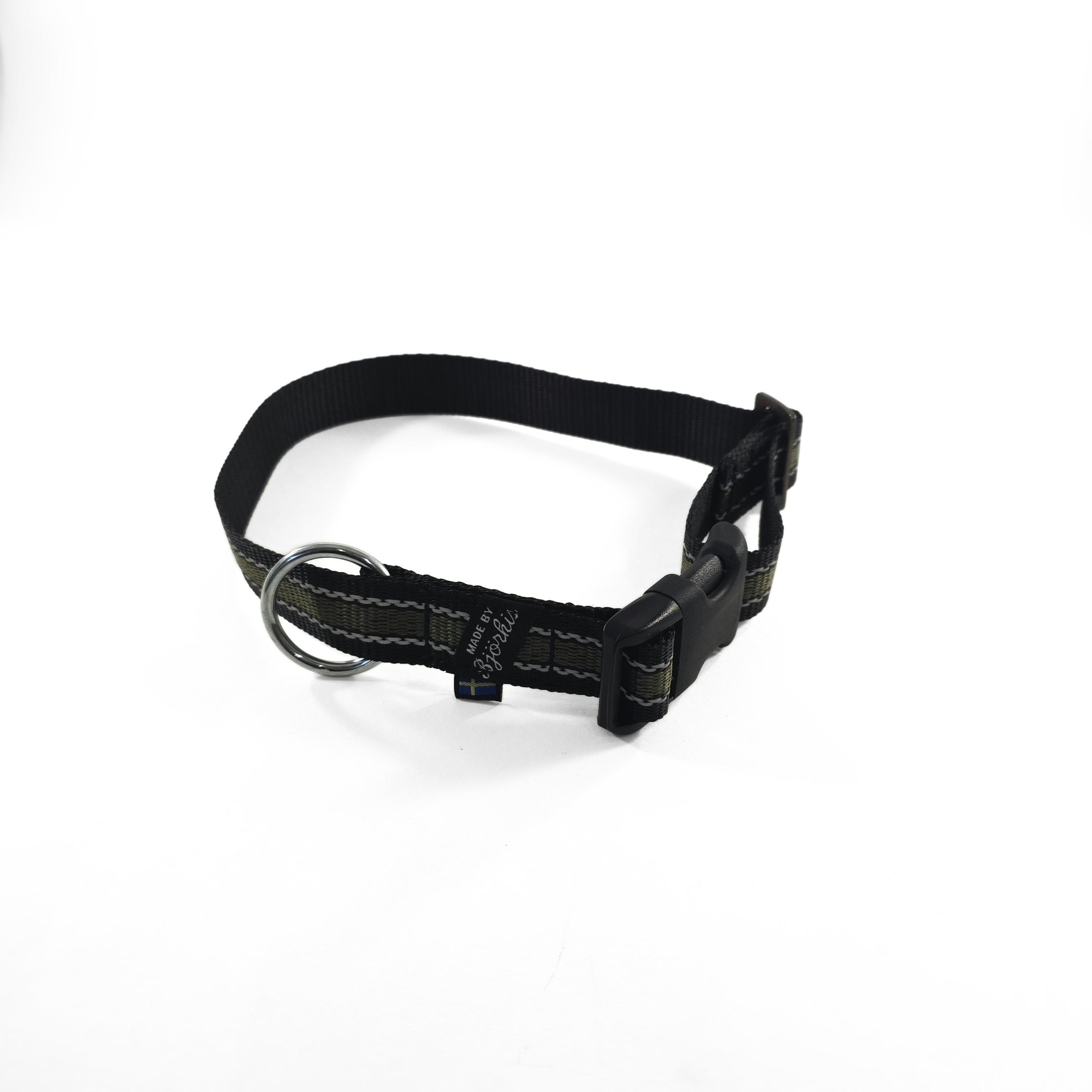 HALSBAND, fast reglerbar med Reflex och knäppe spänne, 25mm band - 8