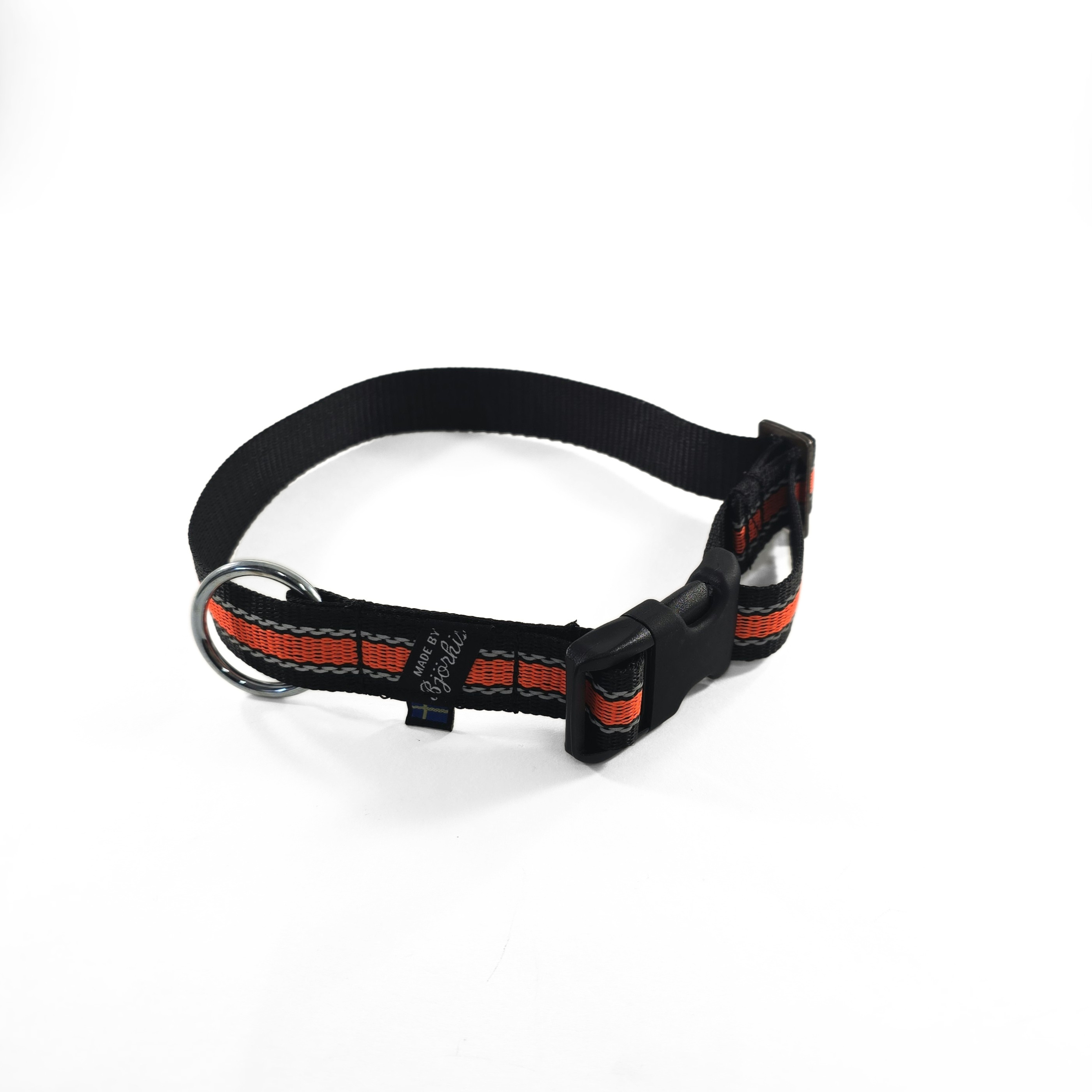 HALSBAND, fast reglerbar med Reflex och knäppe spänne, 25mm band - 4