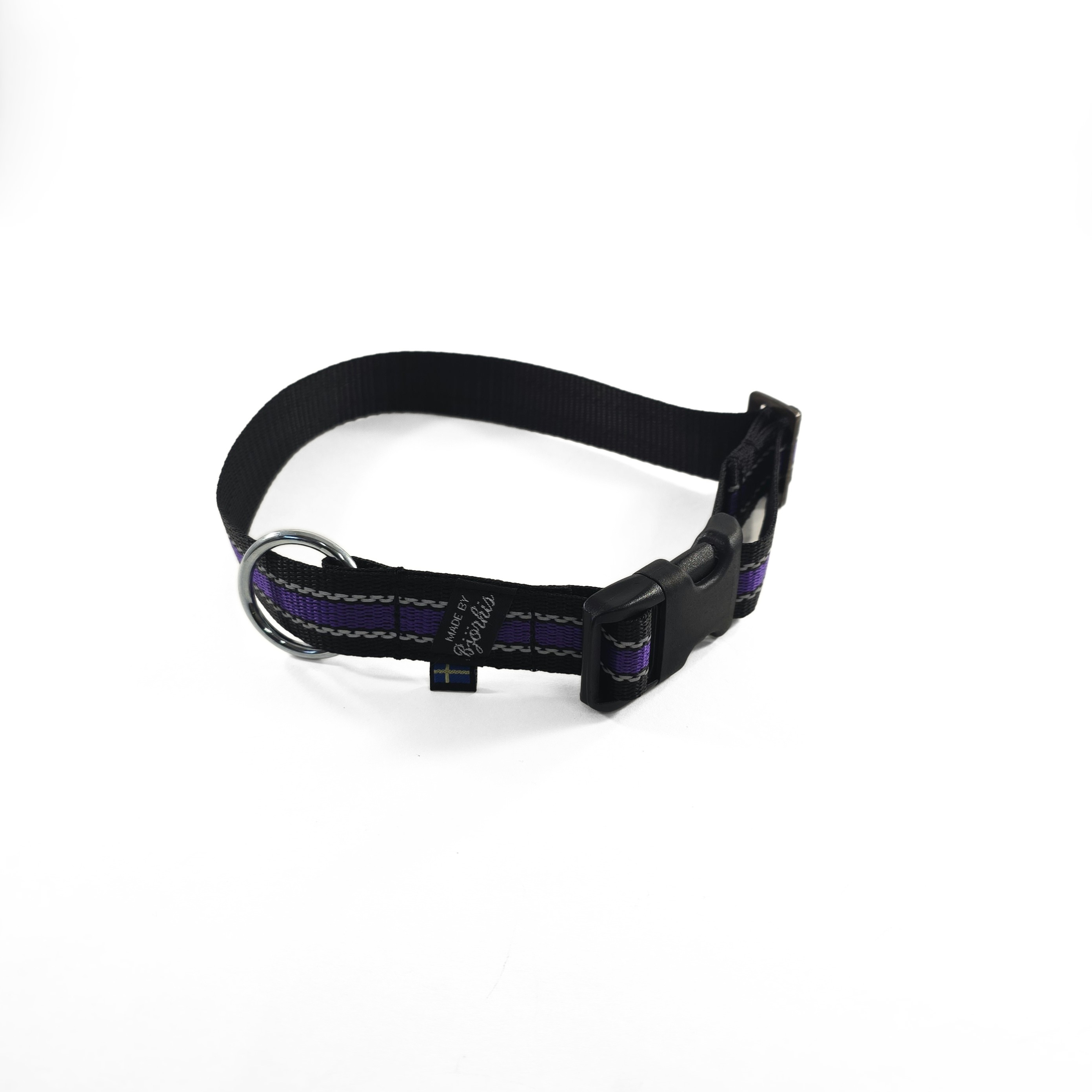 HALSBAND, fast reglerbar med Reflex och knäppe spänne, 25mm band - 7